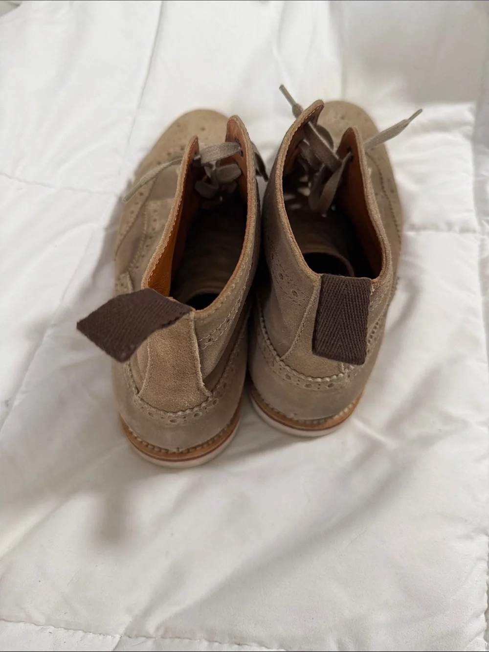 Gordon rush tan suede